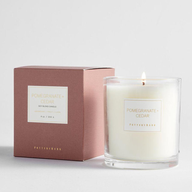 Signature Scented Candle, Pomegranate & Cedar, Small, 9 oz