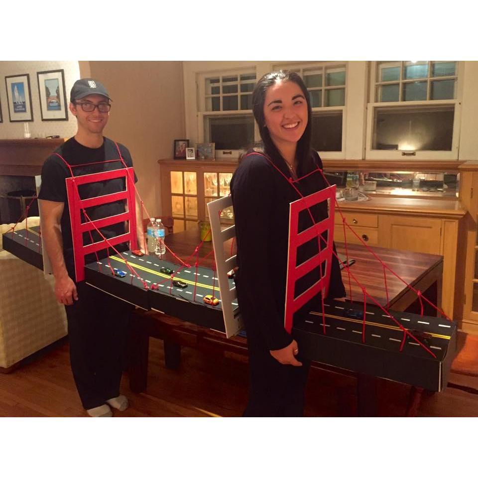 We told our friends we were moving to California with our Halloween costume (2016)