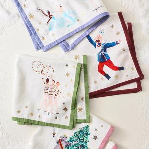 New York City Ballet Nutcracker Napkins, Set of 4