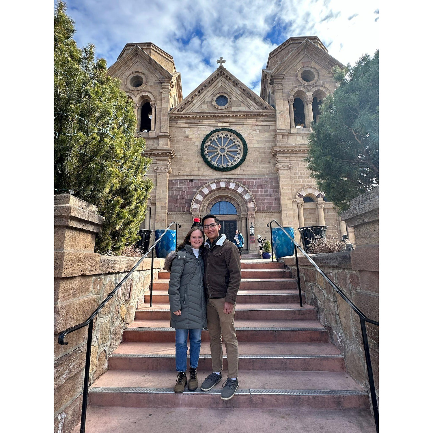 Christmas break travels included Santa Fe (pictured here), GYC 2024, and the Castro parents' home in Tennessee (December 2024)