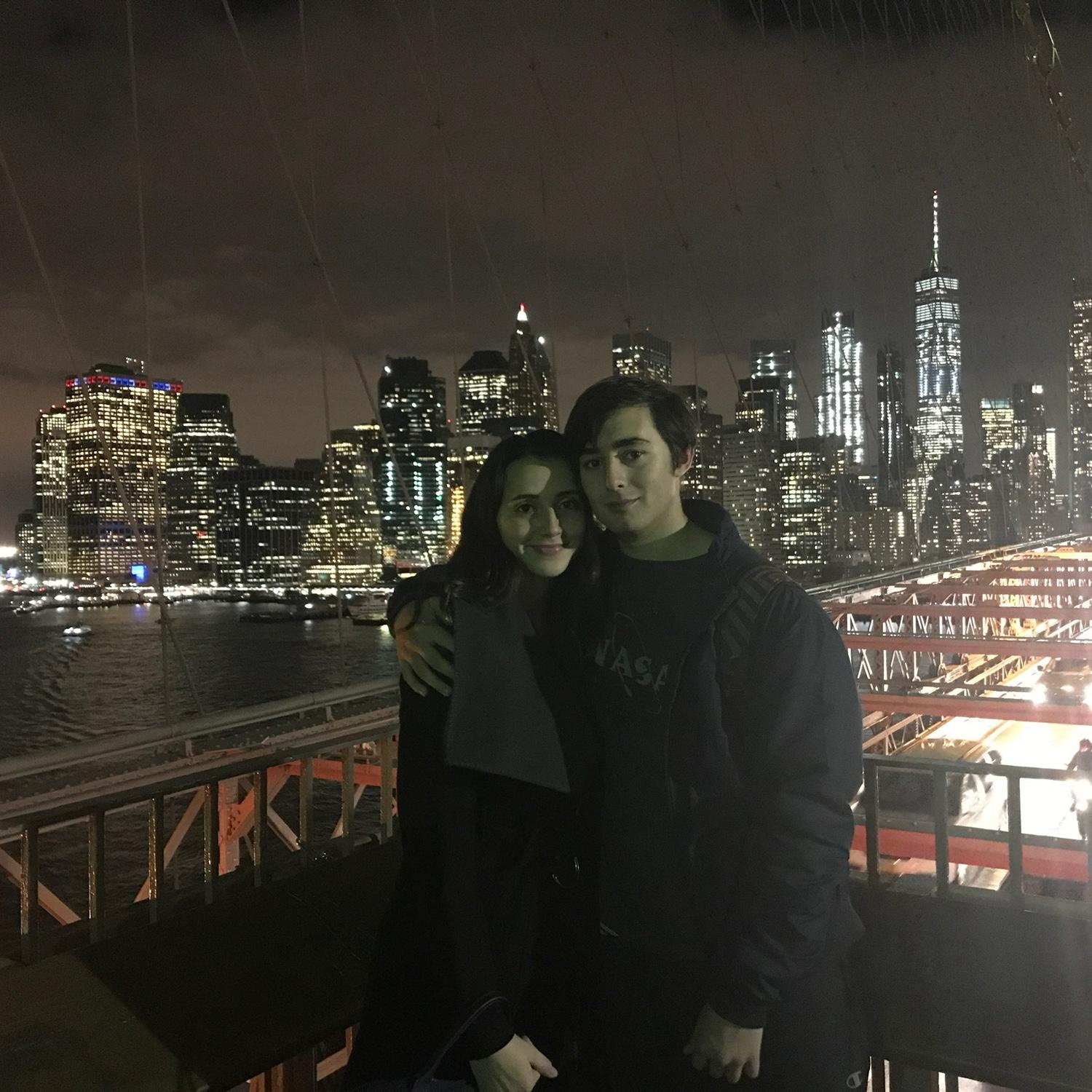 Alex visiting Sophia in NYC