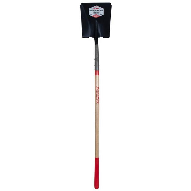 PowerEdge 48 in. Wood Handle Square Point Shovel
