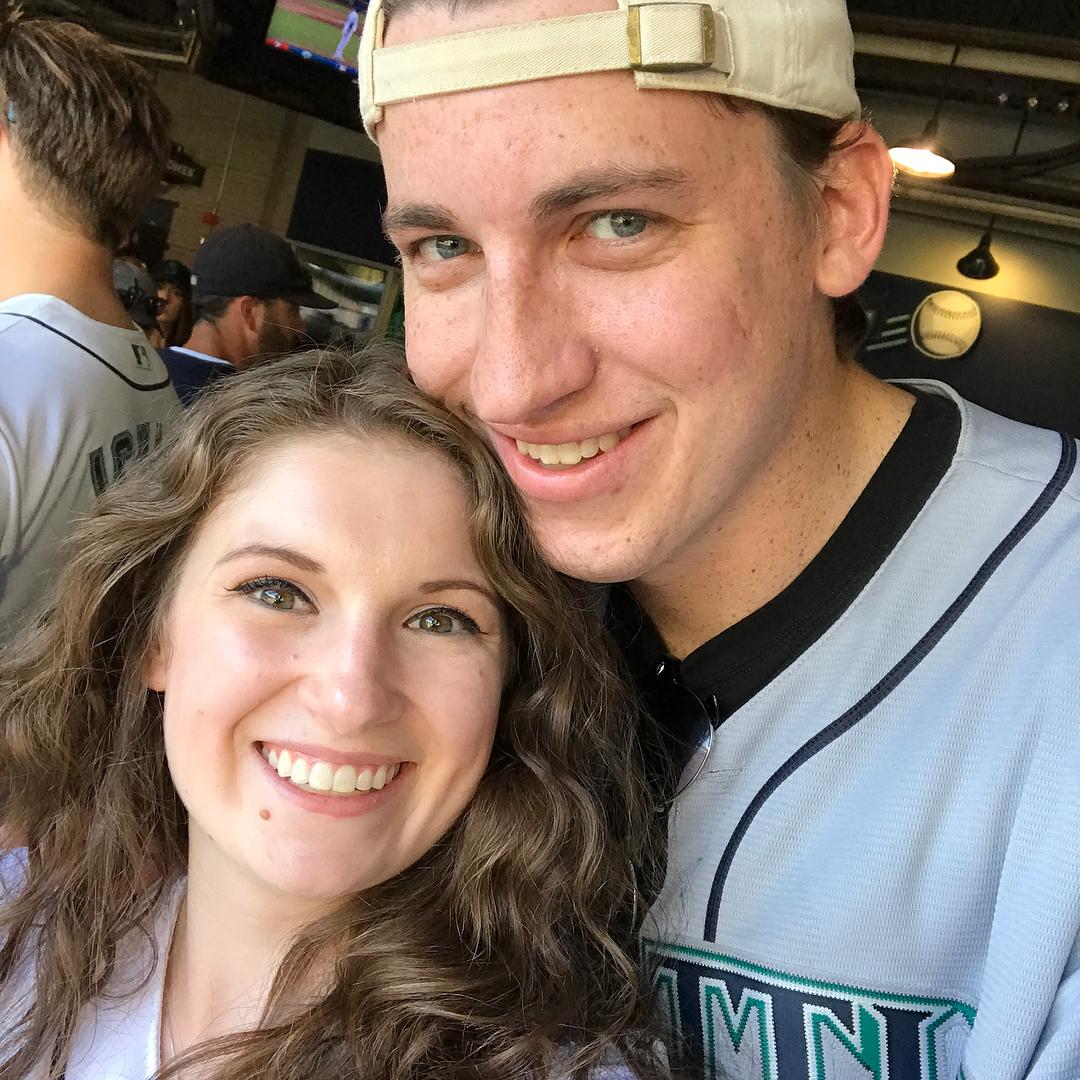 Enjoying our day at the M's game