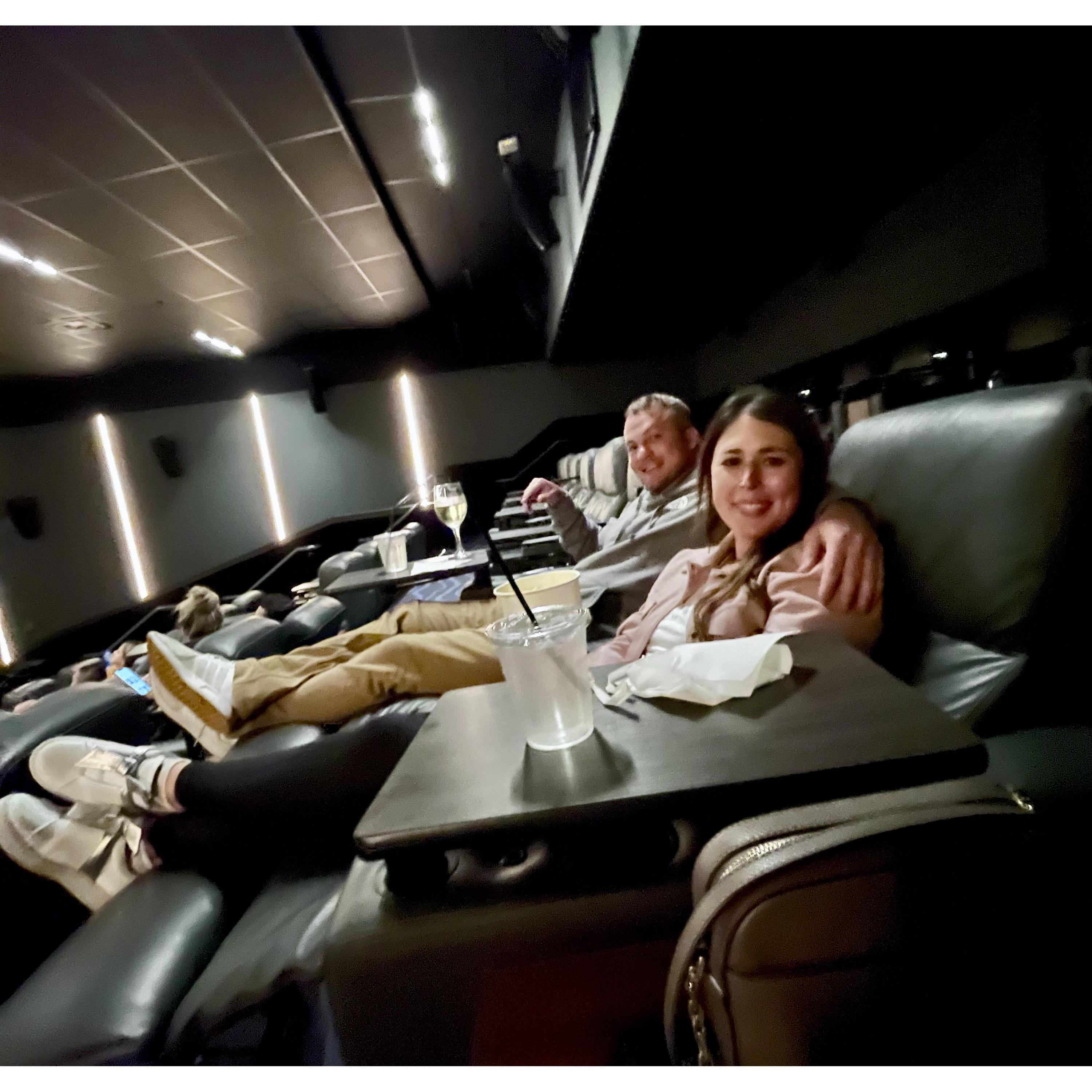 Our first time together doing one of Brian's favorite activities.