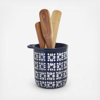 Waverly Debossed Utensil Holder