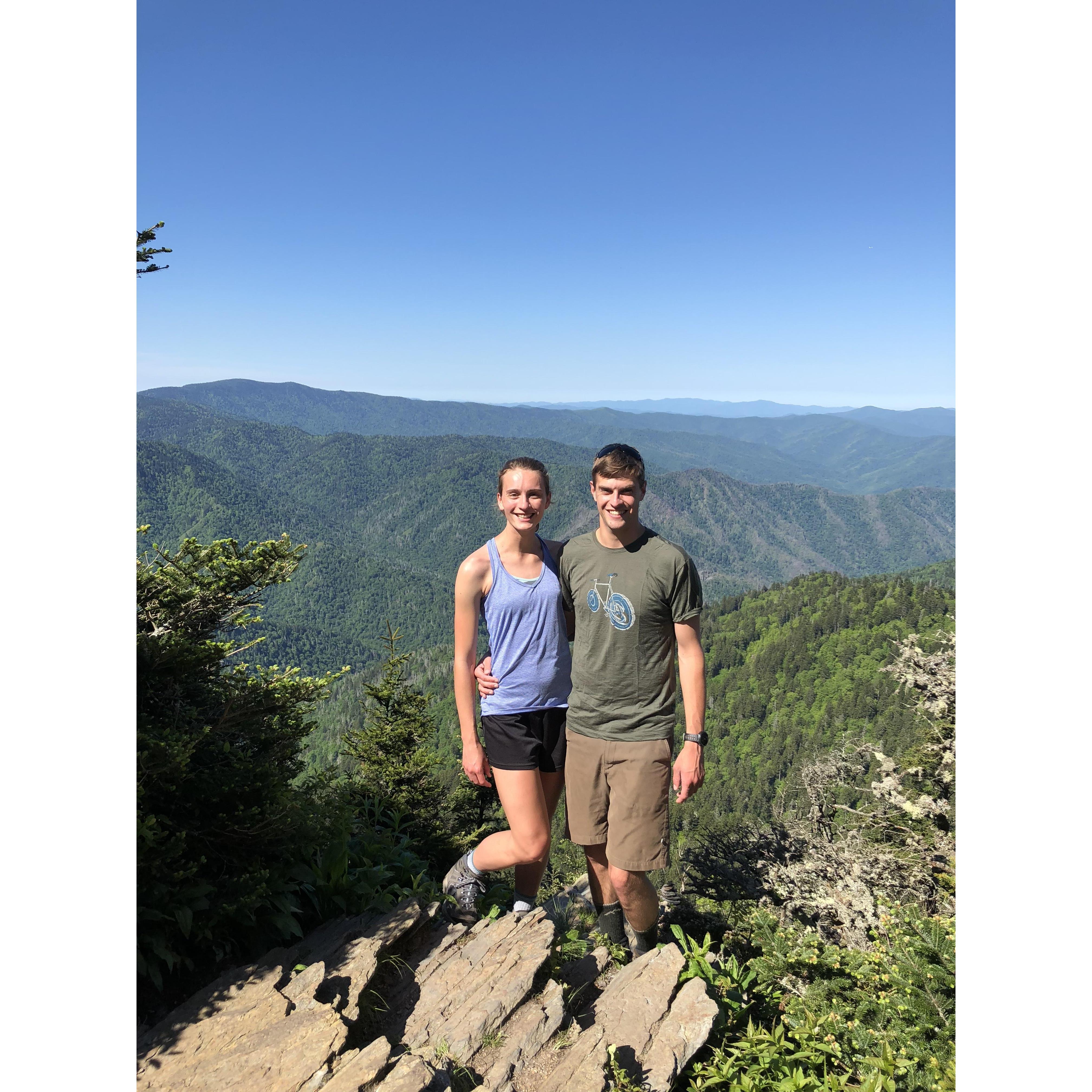 On top of Mt. LeConte, Smoky Mountain National Park