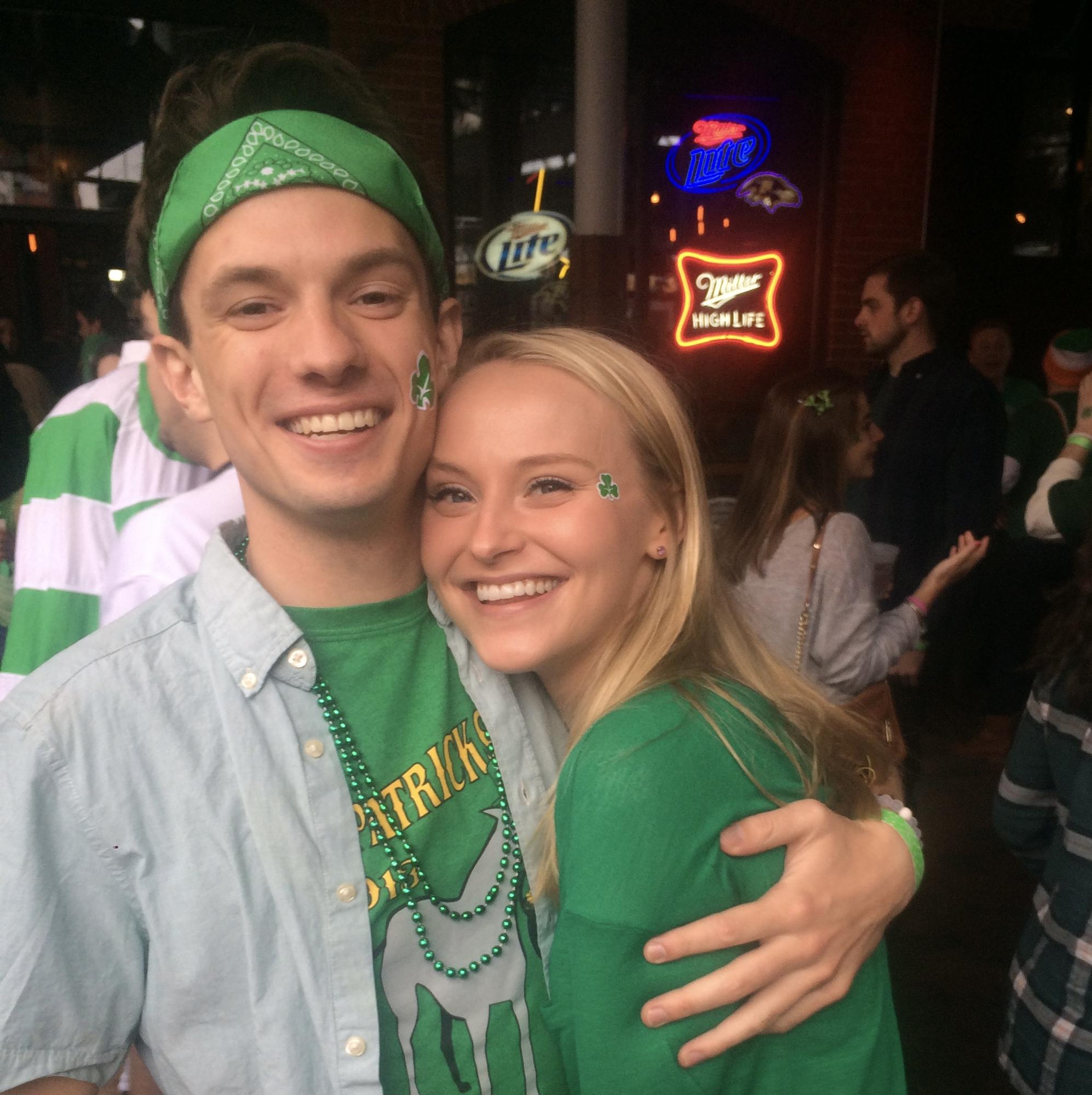 Teddy and Emily’s first picture, March 2016.
#tbt to Kegs and Eggs!