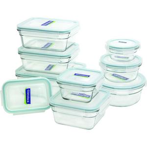 Glasslock 11292 18-Piece Assorted Oven Safe Container Set