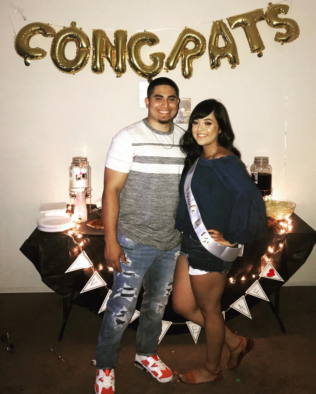 Our friends are the best!! Small get together to celebrate our engagement 💍💕
May 11th 2018