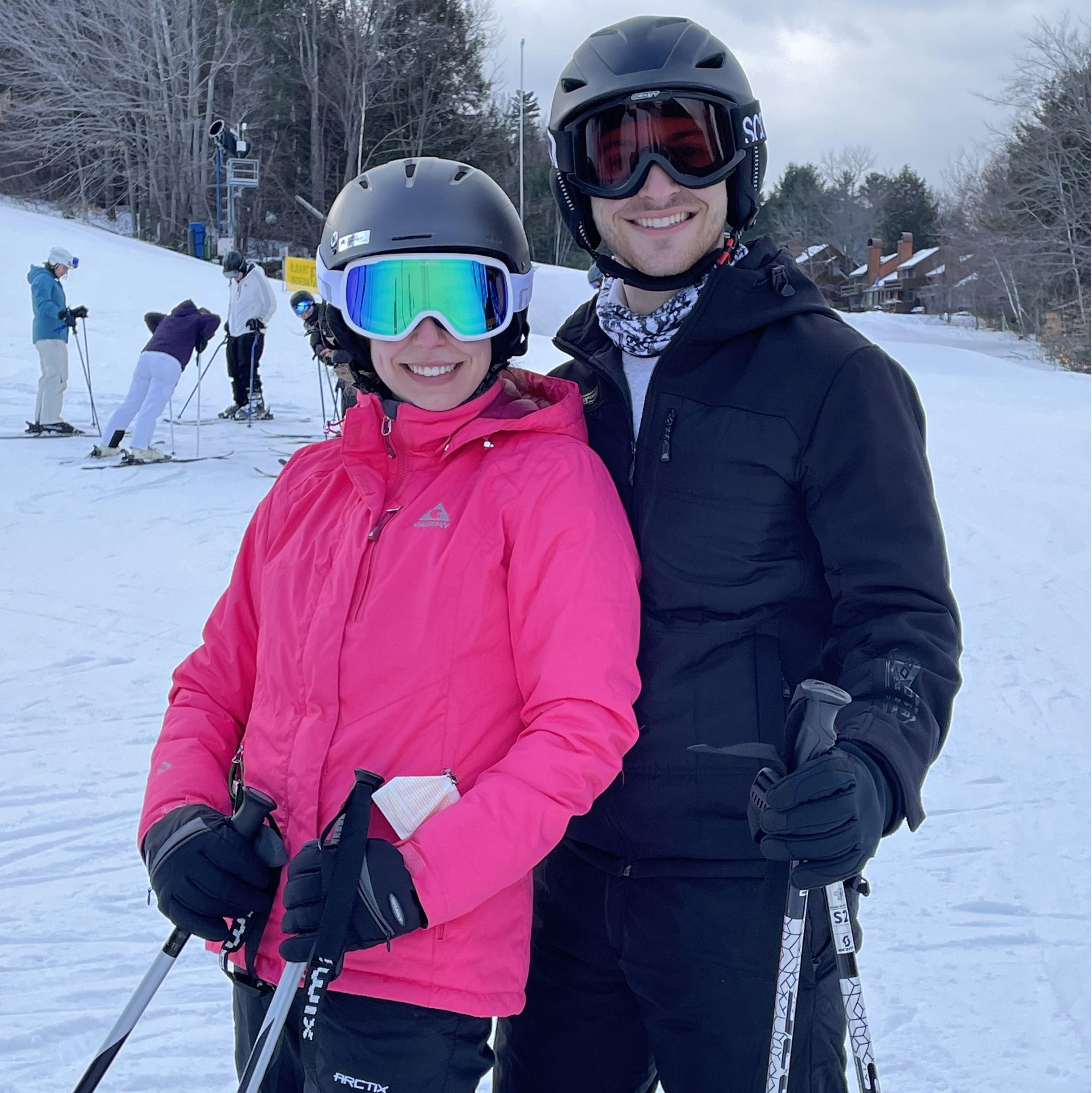 Skiing in NH (1/6/22)