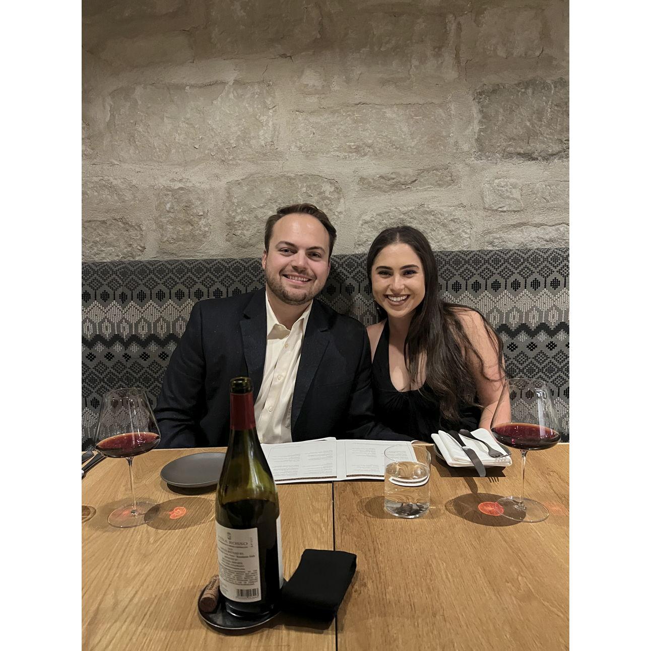 Our Fall date in 2022 (first time we said "I love you":))