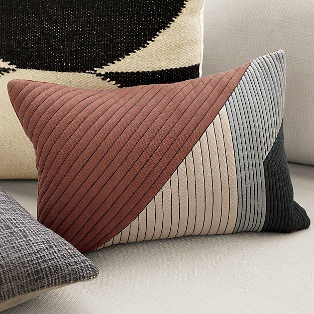 18"x12" pata pillow with down-alternative insert
