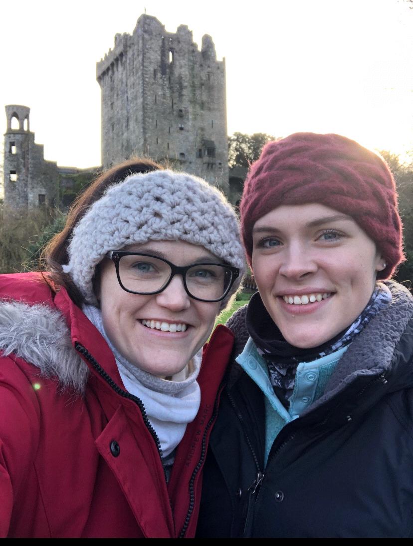 Blarney Castle - Ashlyn is apparently afraid of heights. Found that out while climbing.