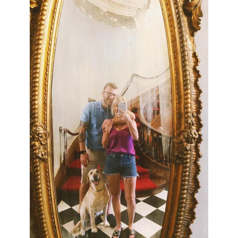 the day we said yes to the venue, Annesdale Mansion <3