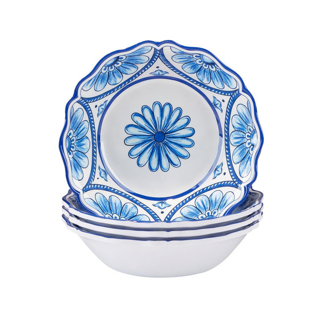 Certified International Veranda Set of 4 All Purpose Bowl 8.5" x 2", Service For 4
