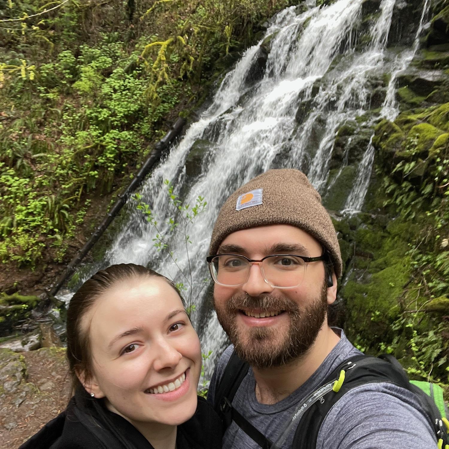Hiking to nearby waterfalls