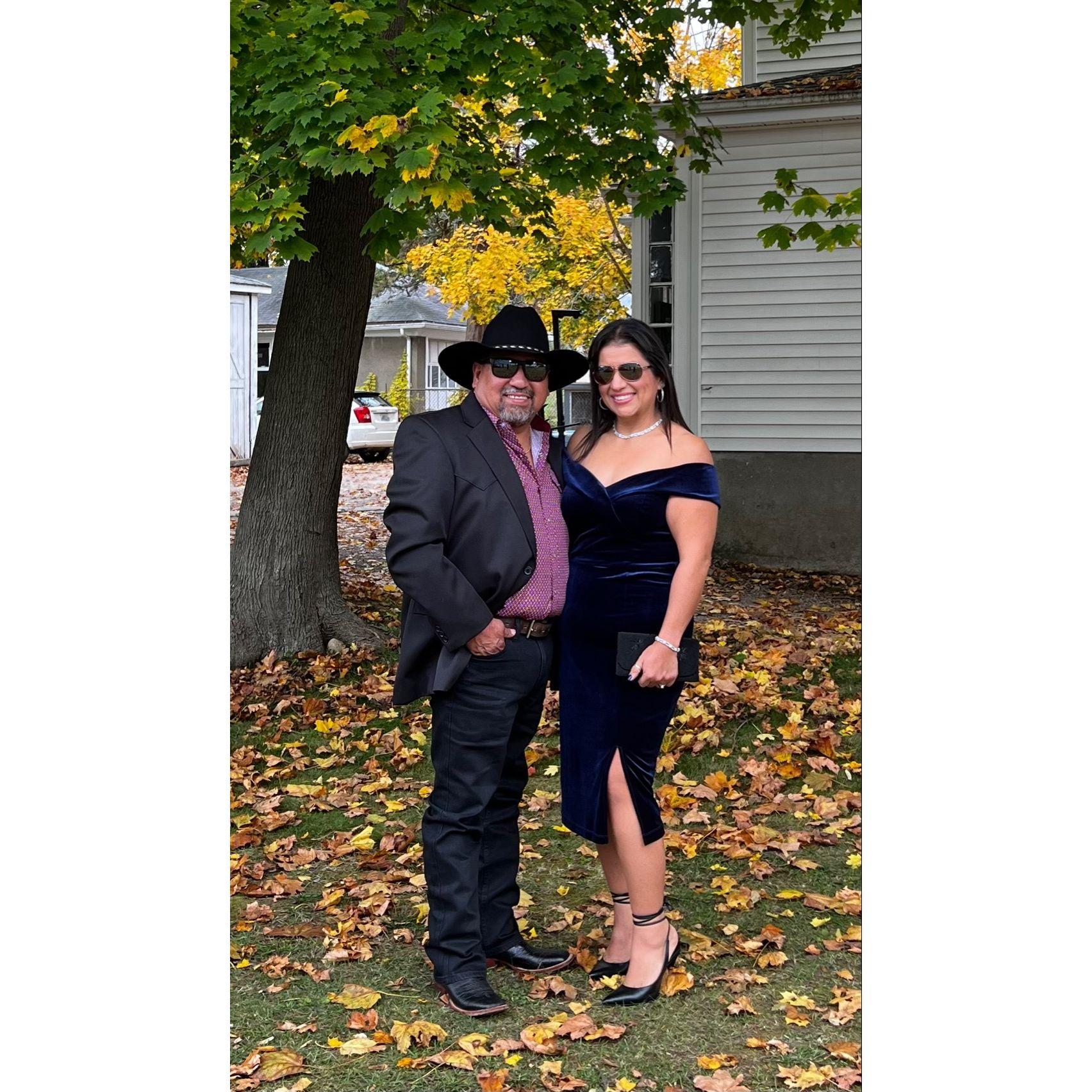 Beautiful fall colors in Rhode Island for my Sailor's wedding reception.