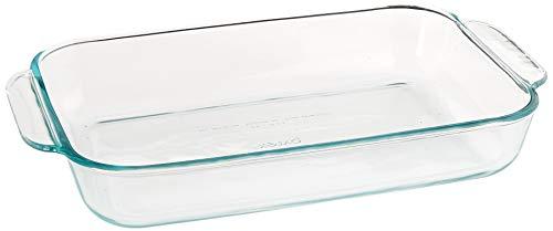 Pyrex SYNCHKG055786, Clear Basics 2 Quart Glass Oblong Baking Dish, 11.1 in. x 7.1 in. x 1.7