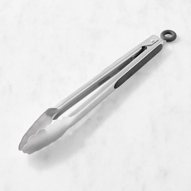 Williams Sonoma Open Kitchen Stainless-Steel Tongs, 12"