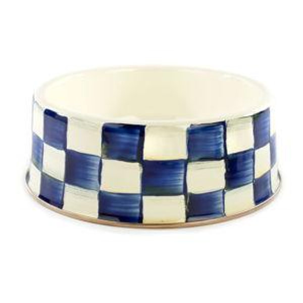 Royal Check Large Pet Dish