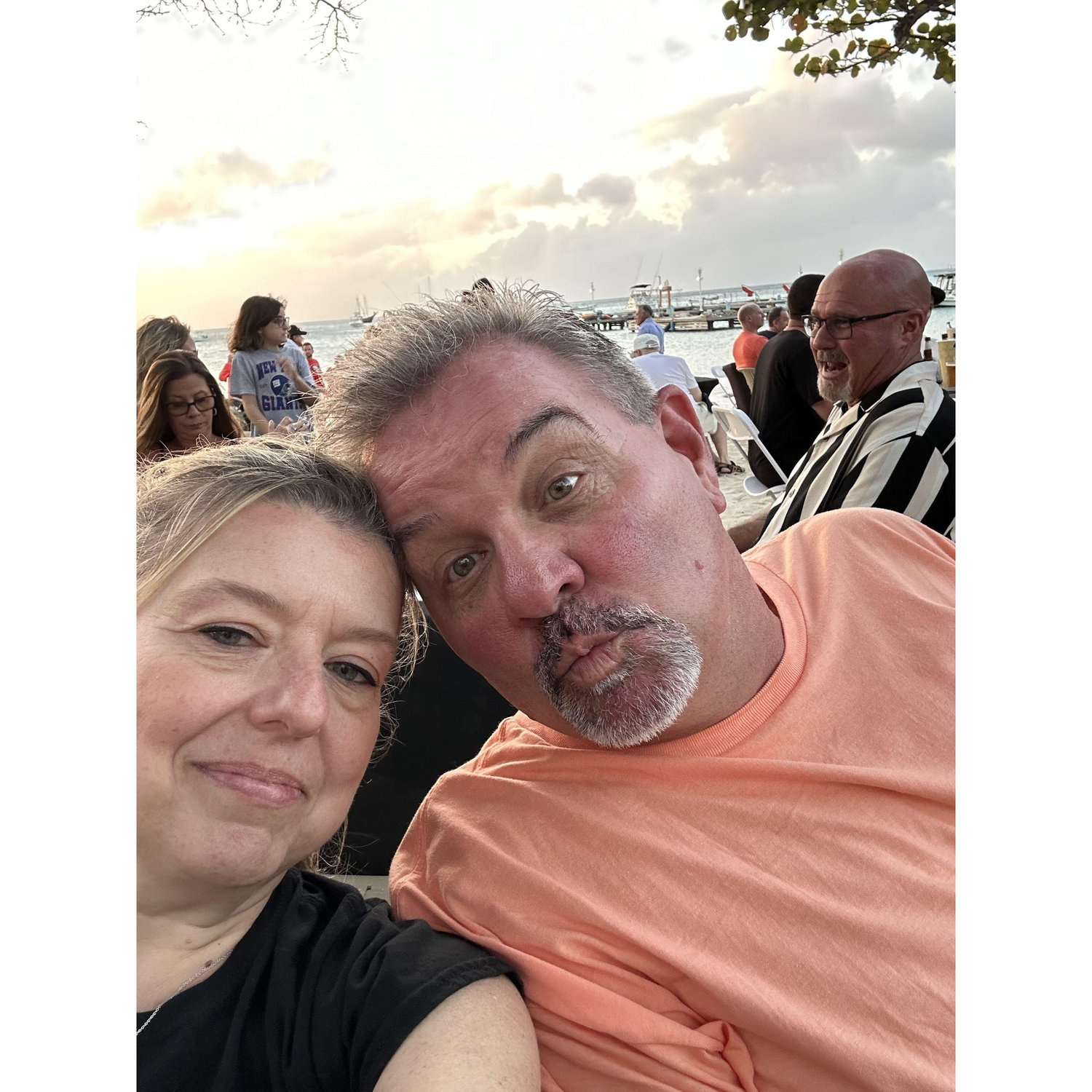 Super Bowl in Aruba…where we got engaged!💍
