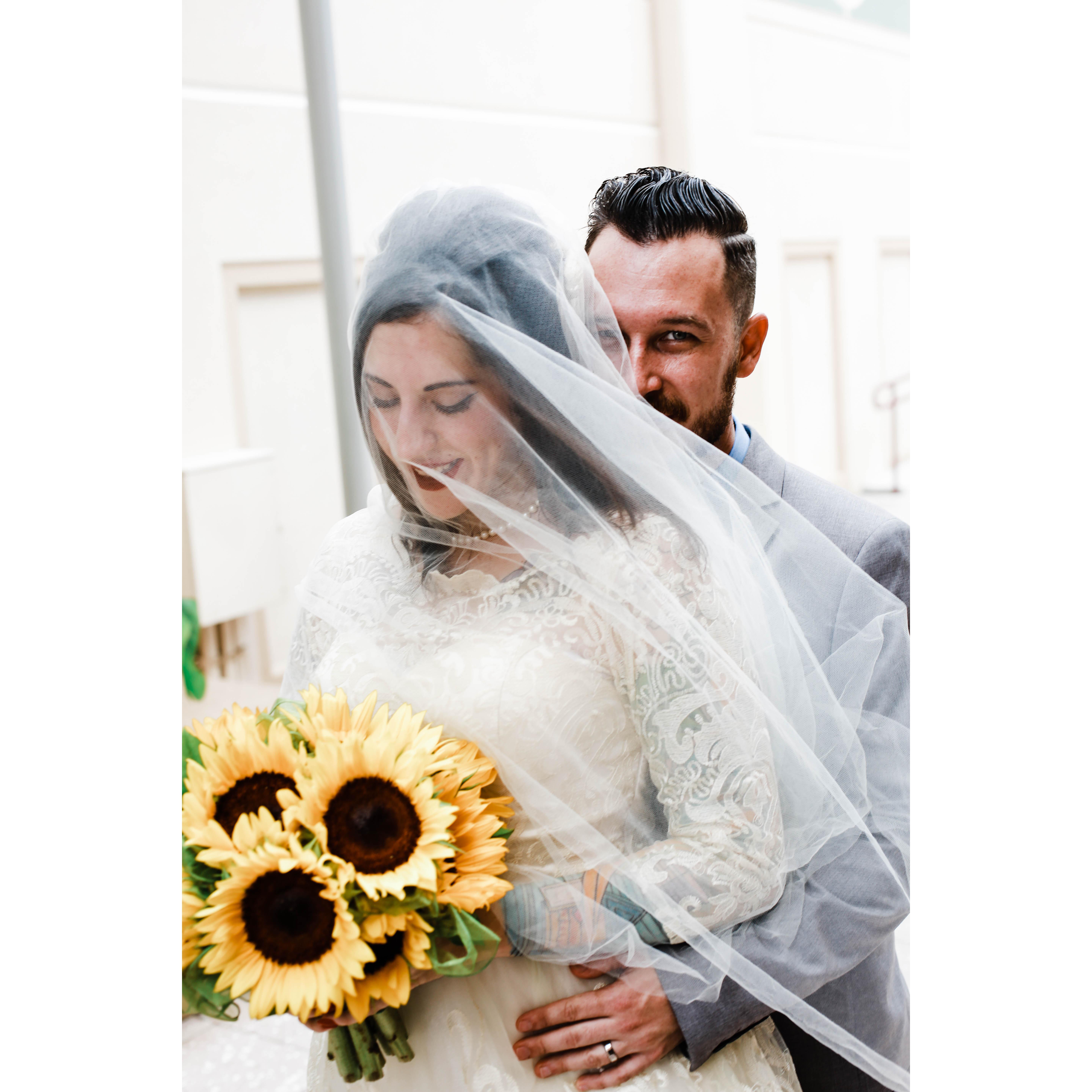 From our wedding, September 1st, 2017.