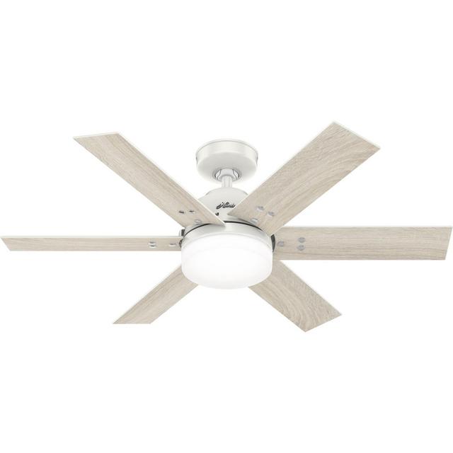 44" Pacer Ceiling Fan with LED Light White - Hunter Fan