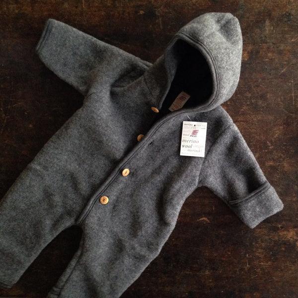 Merino Wool Fleece Suit - Slate