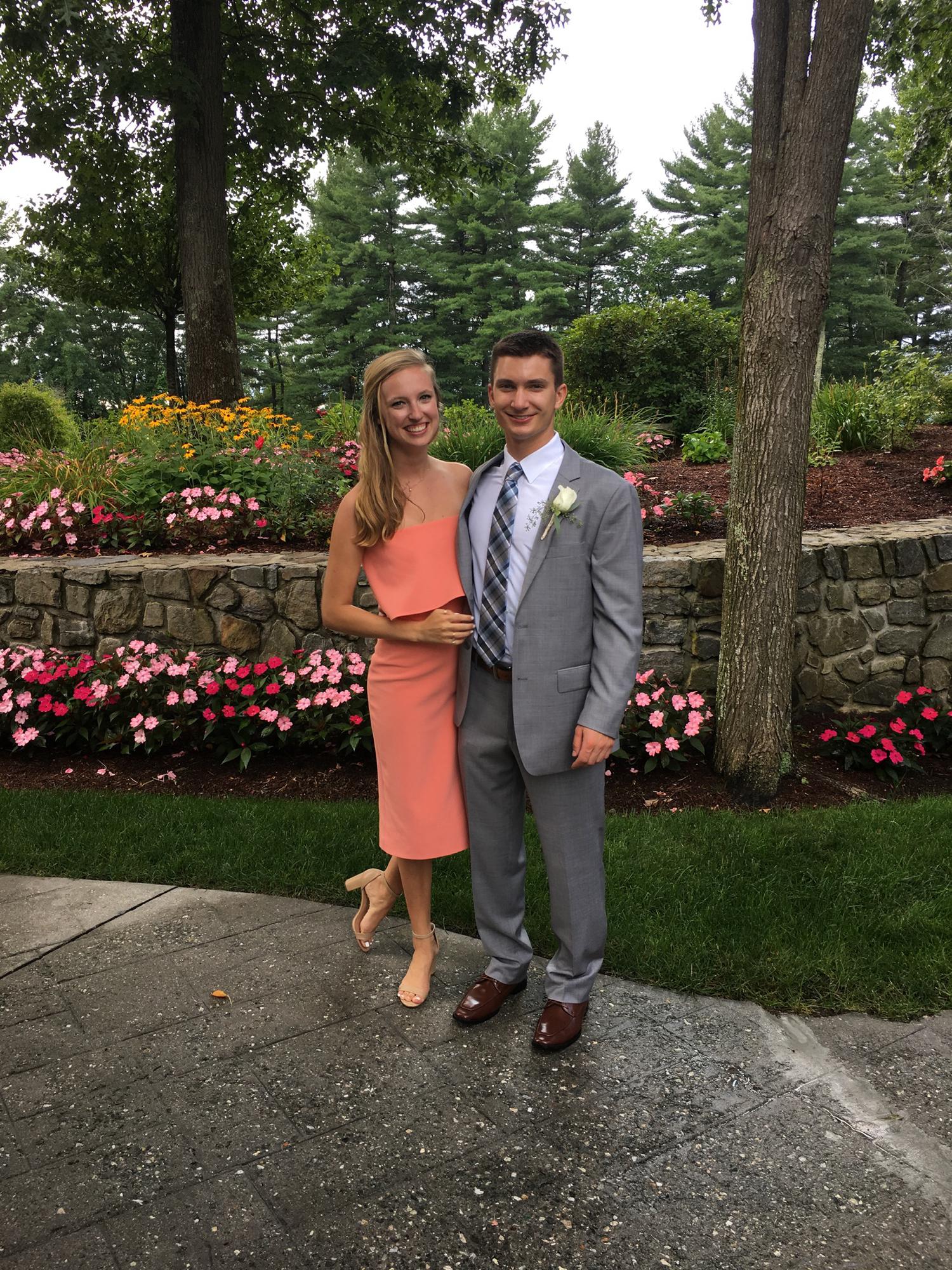 Ryan's sister, Lauren & Mike's wedding. This was the first we attended together & we have been fortunate enough to attend many friends & families weddings since!