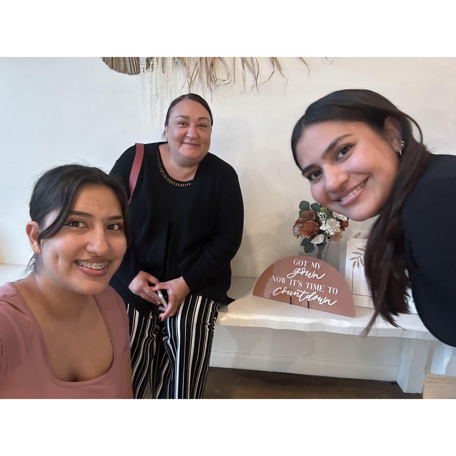 The day we bought my wedding dress!
