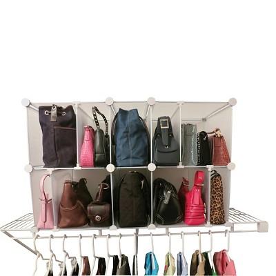 Luxury Living Park-a-Purse Modular Organizer - Clear