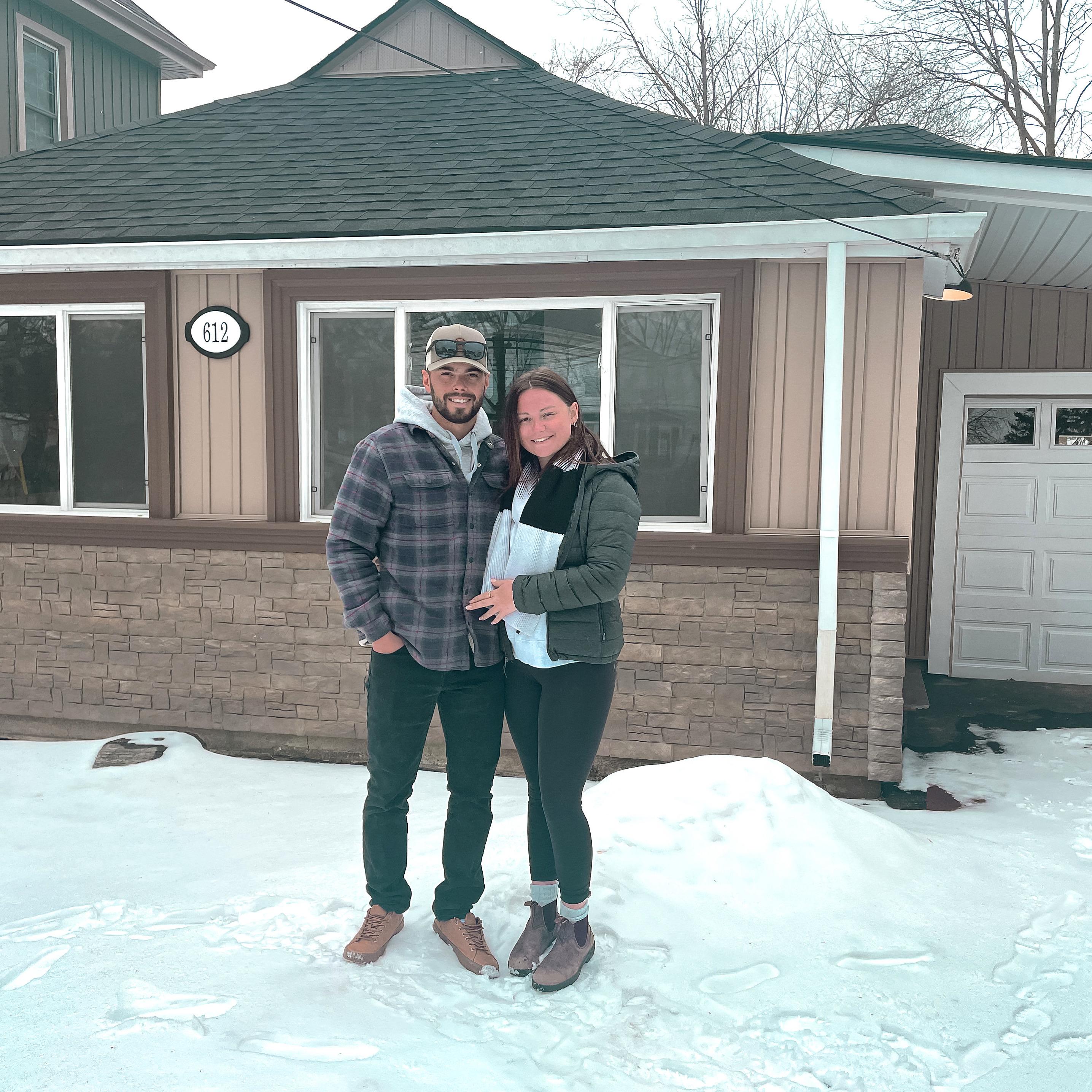 Our first house together - March 2022