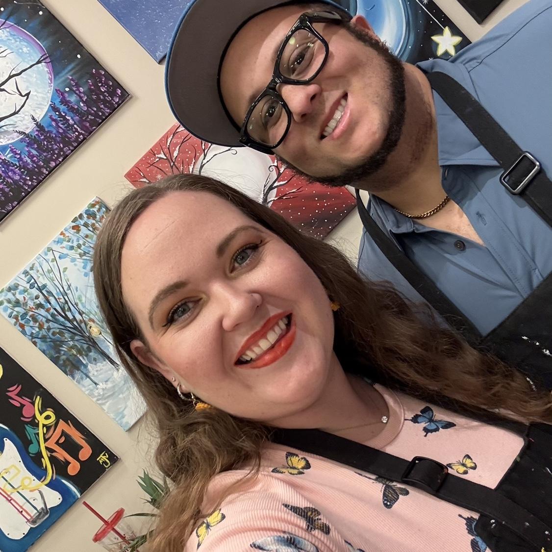 Paint and Sip date Night 2024