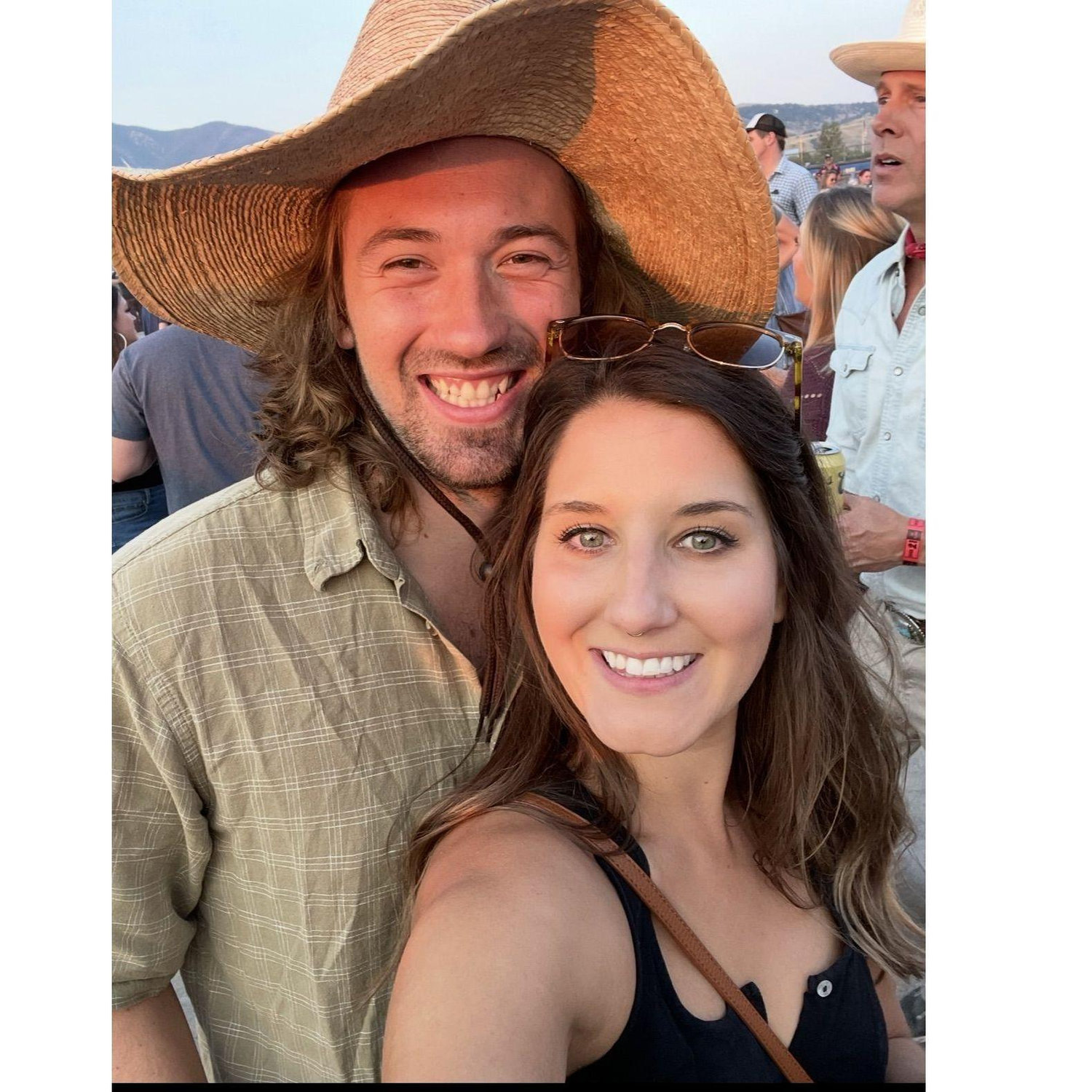 1st State Fair together (before kids)