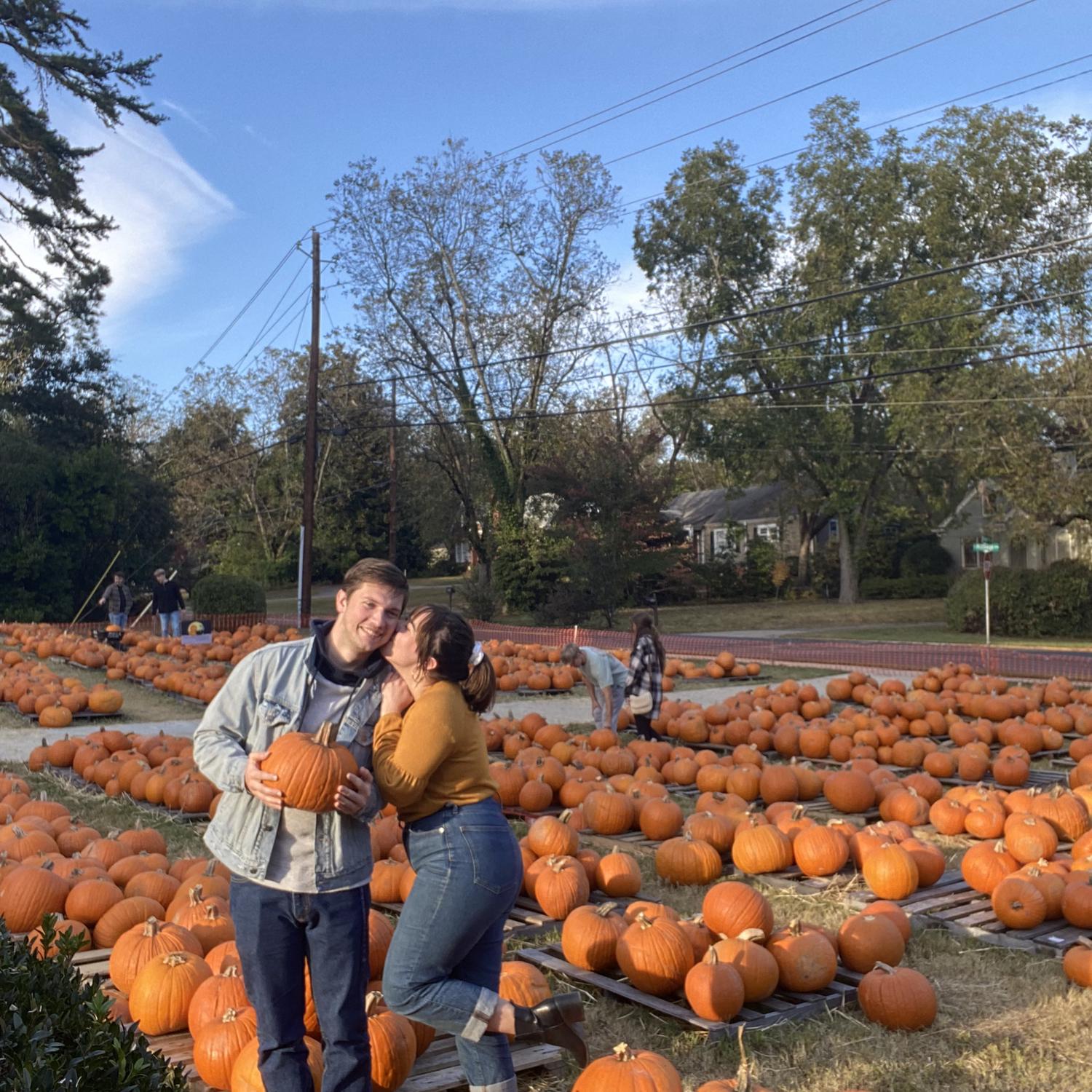 Realizing she’s a serious autumn fan