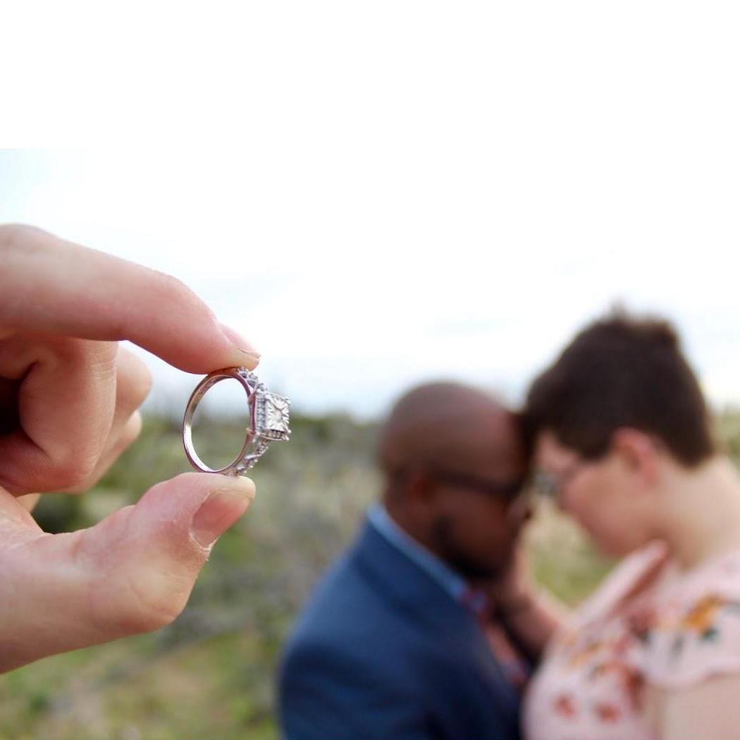 Another beautiful shot of the ring. I am blessed as a woman to have Daron as my fiance.