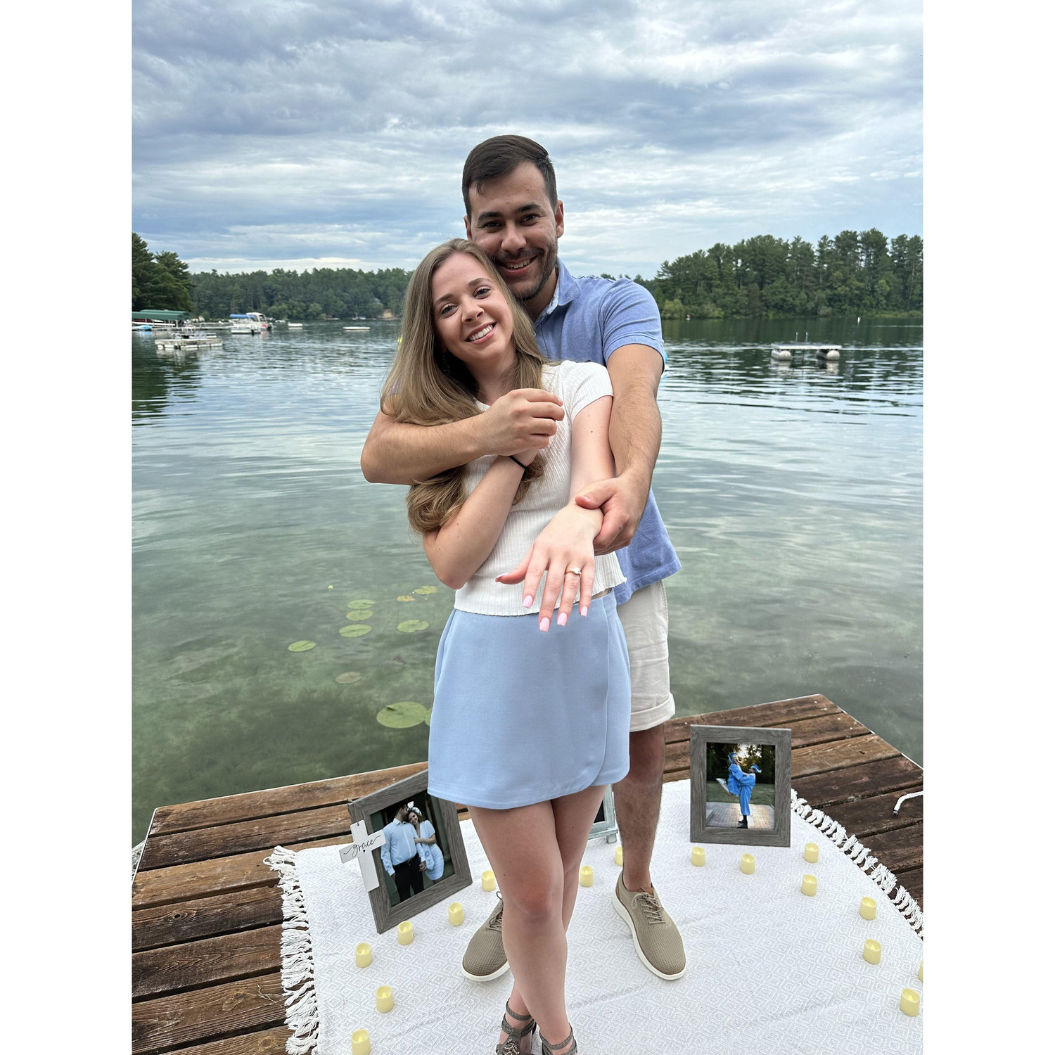 She said yes!