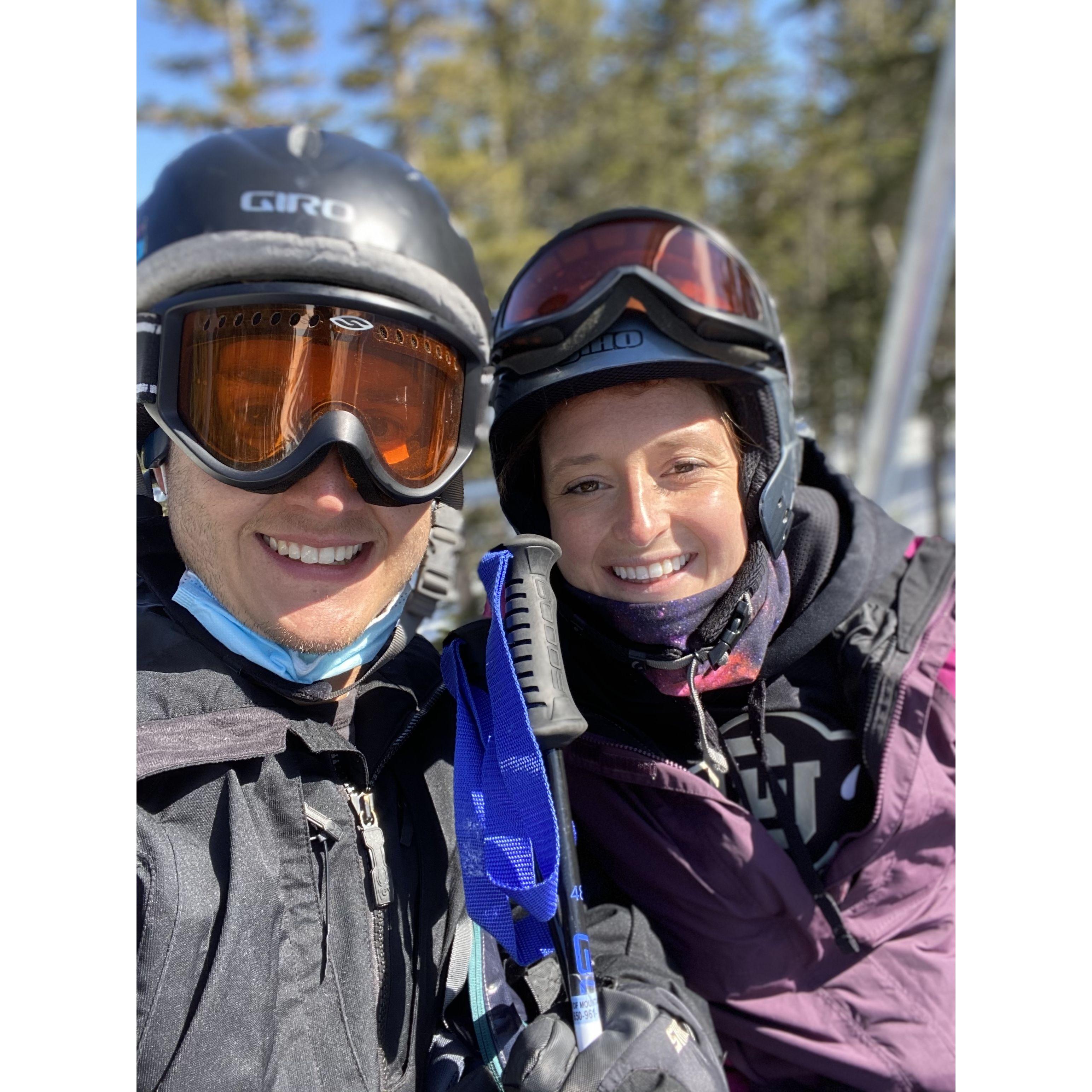 Skiing