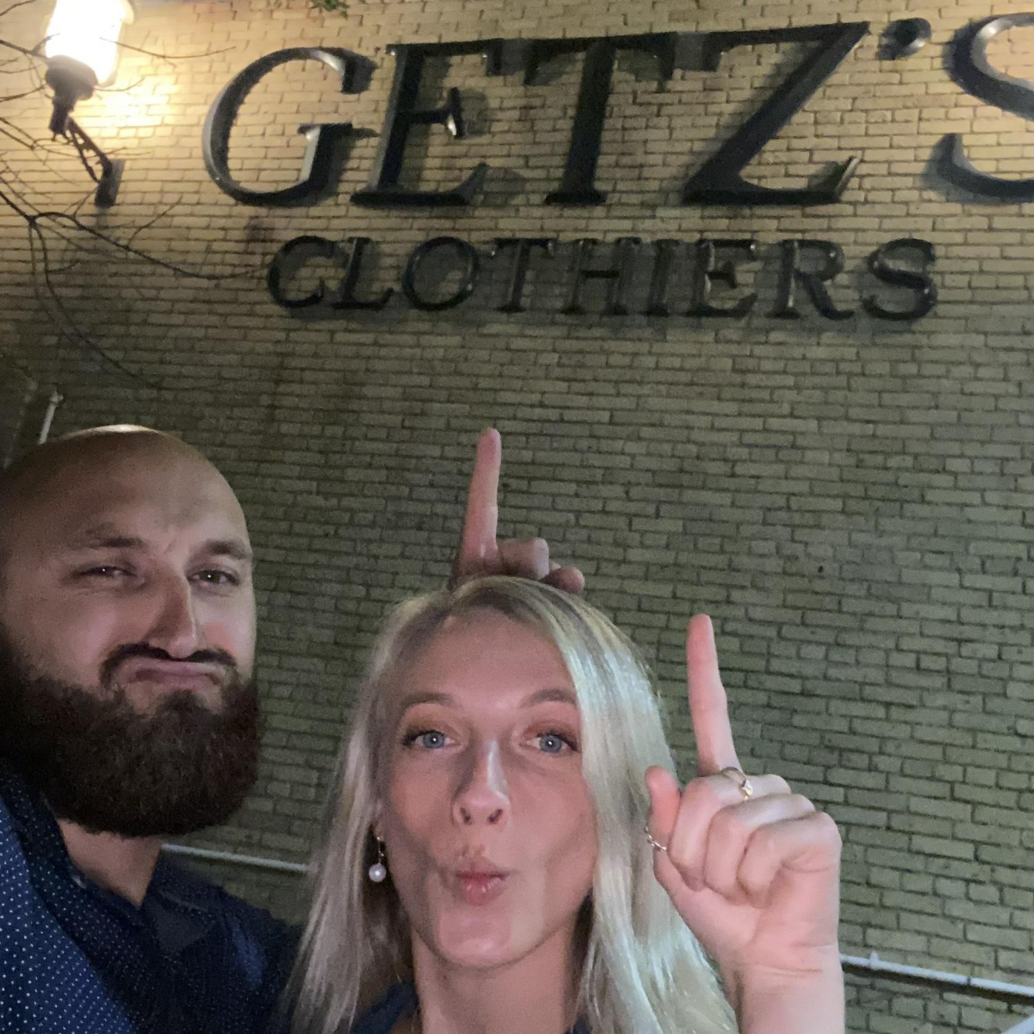 Celebrating 1 year together with tribute to our favorite, Getz's in MQT!