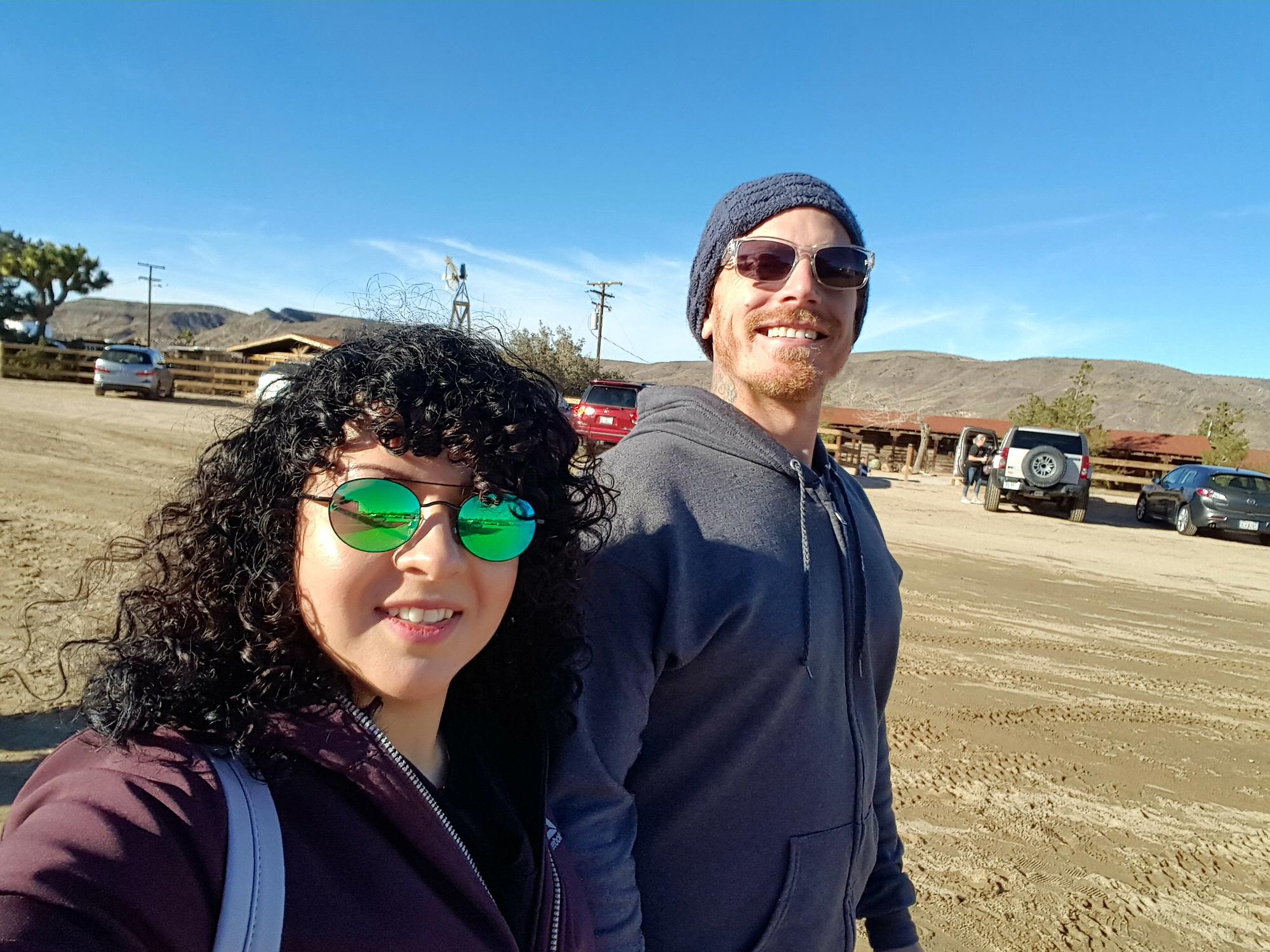 Out for a walk in the old west.