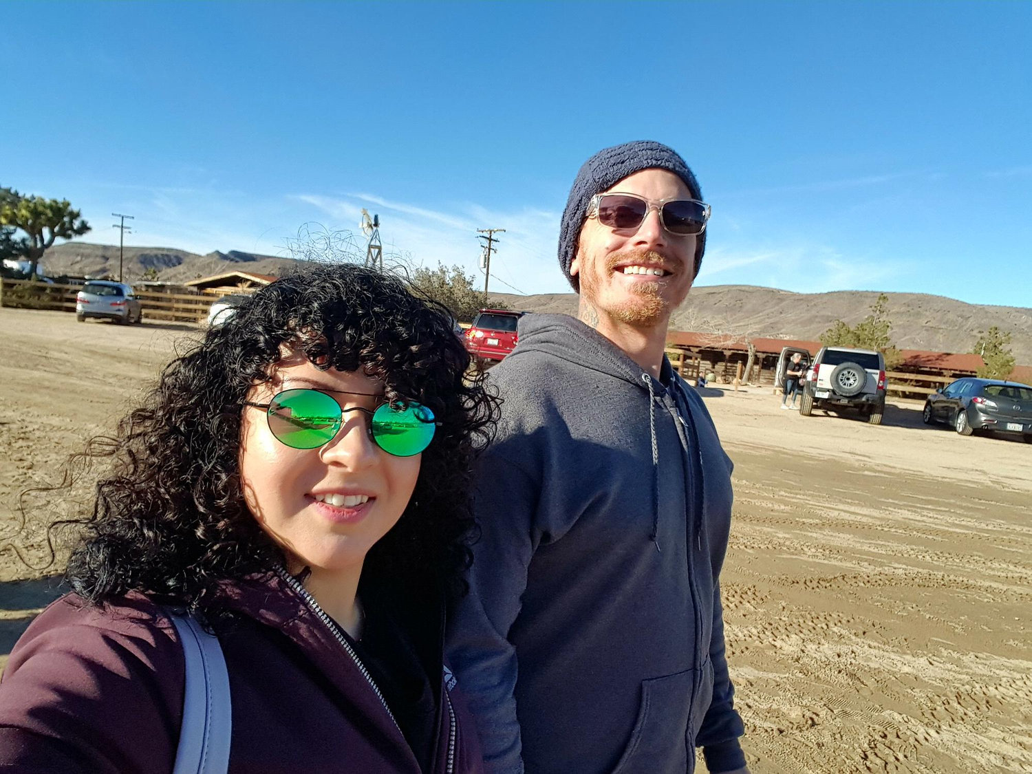 Out for a walk in the old west.