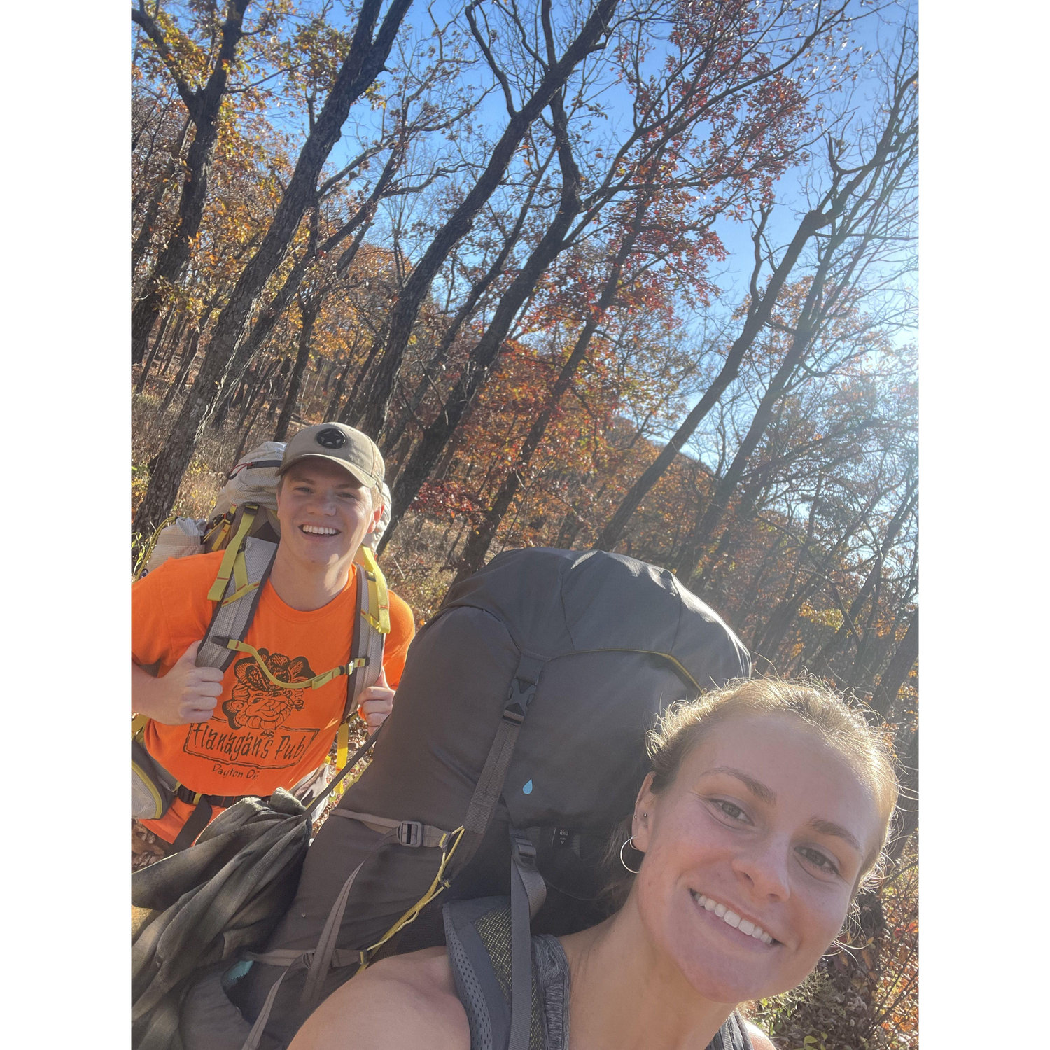 The camping trip where Alex proposed!