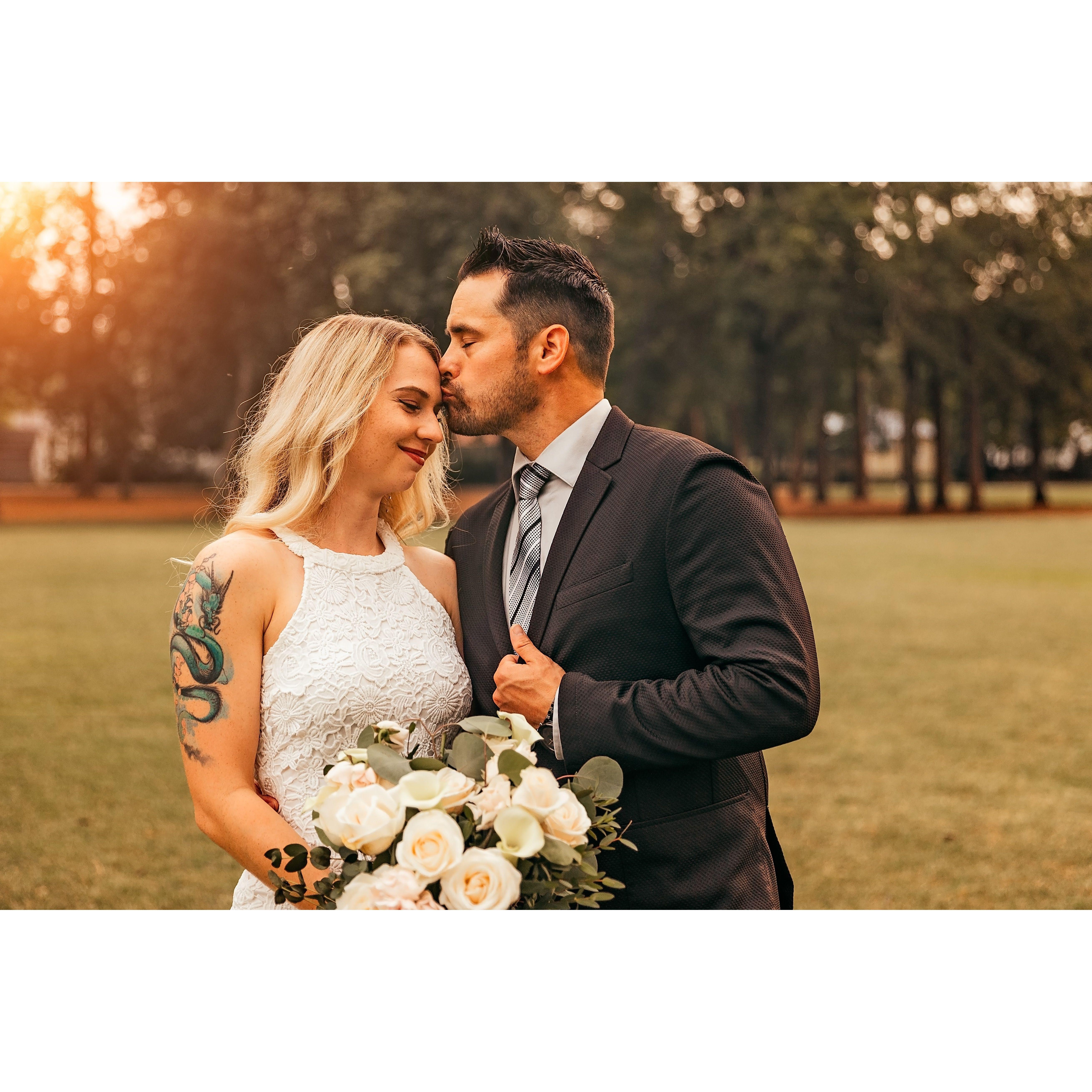 Photos from our legal marriage in July 2023