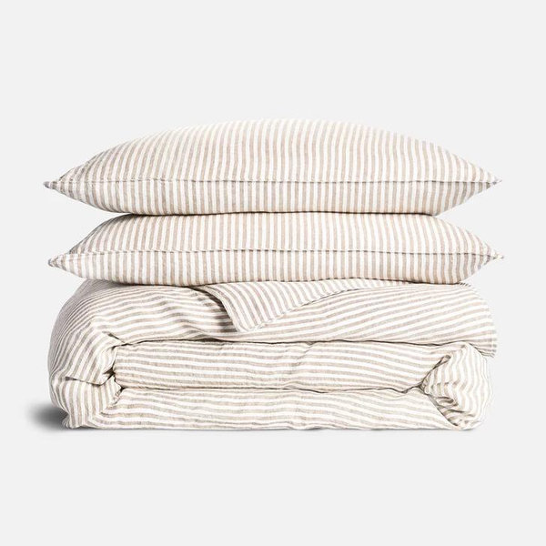 Washed European Linen Duvet Set [King]