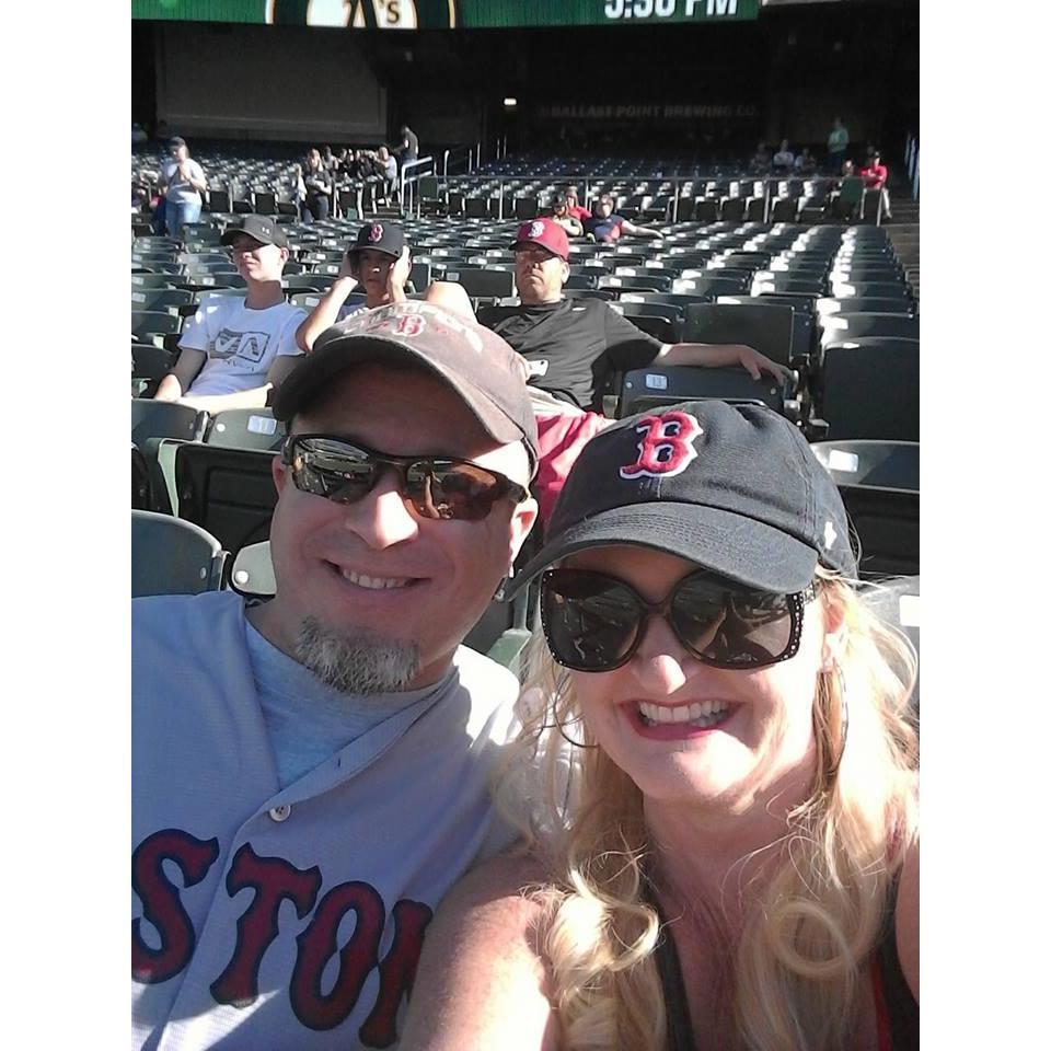 Our first Red Socks game