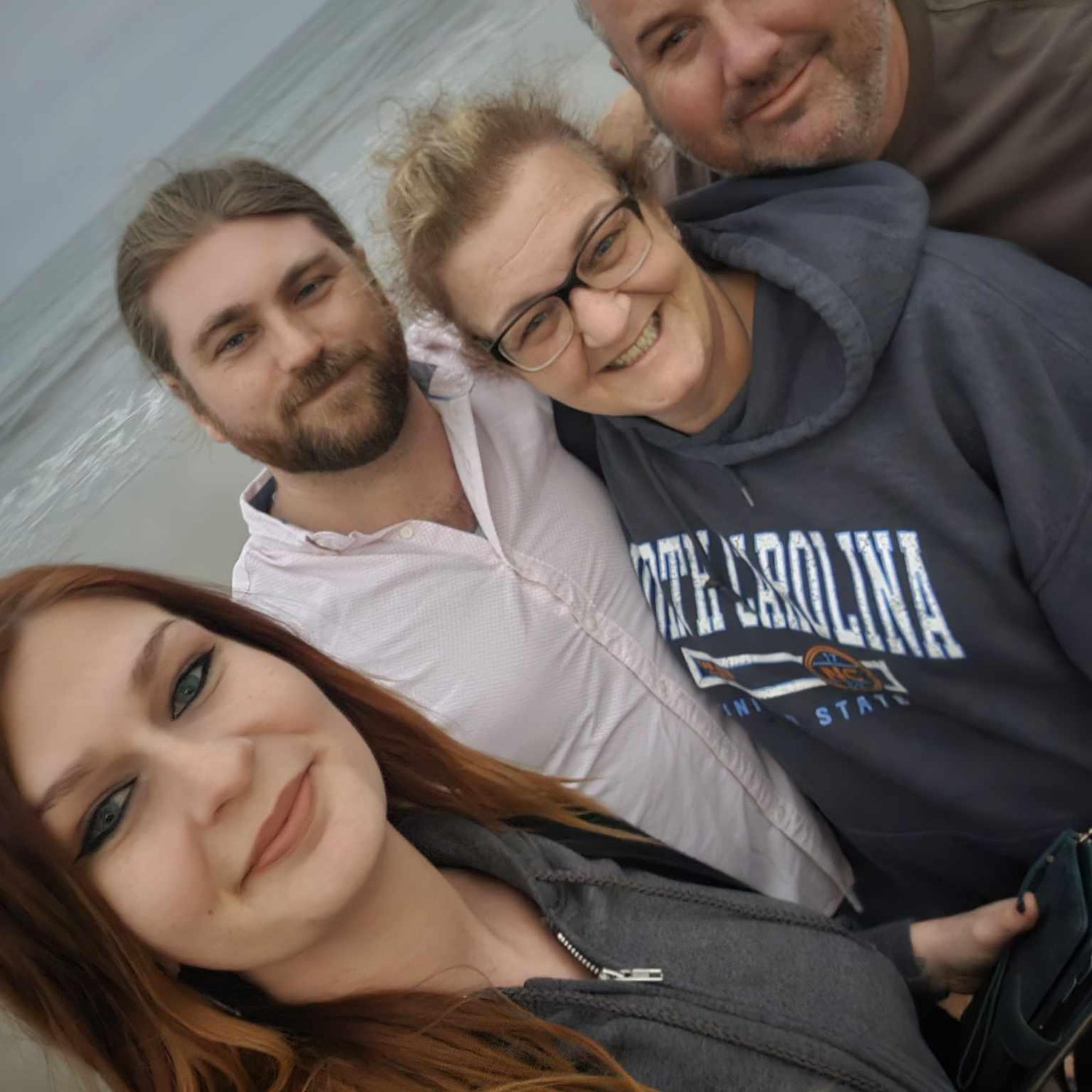 California with Aunt Angie and Uncle Steve.