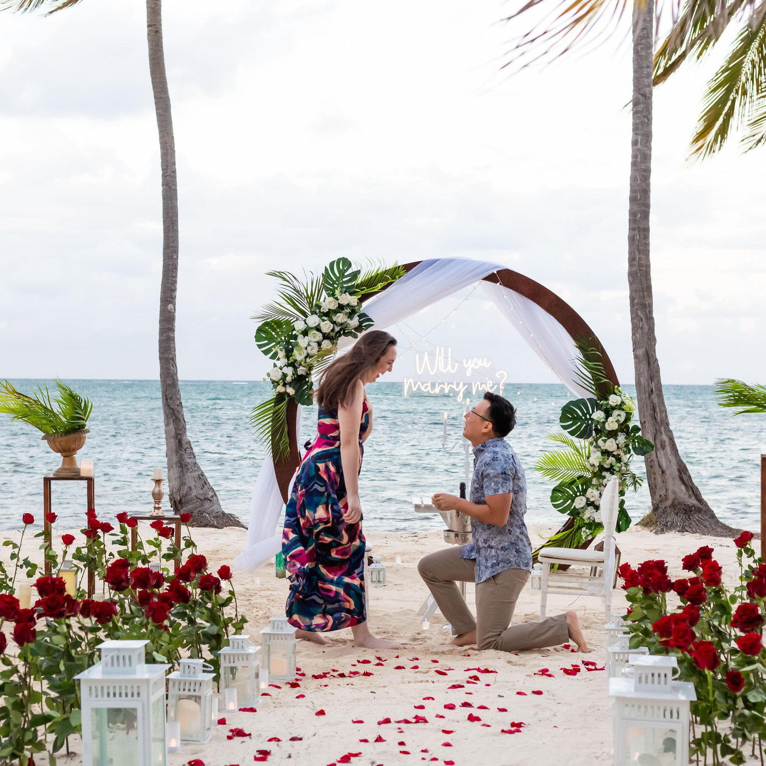 Tony asked, Tess said yes!