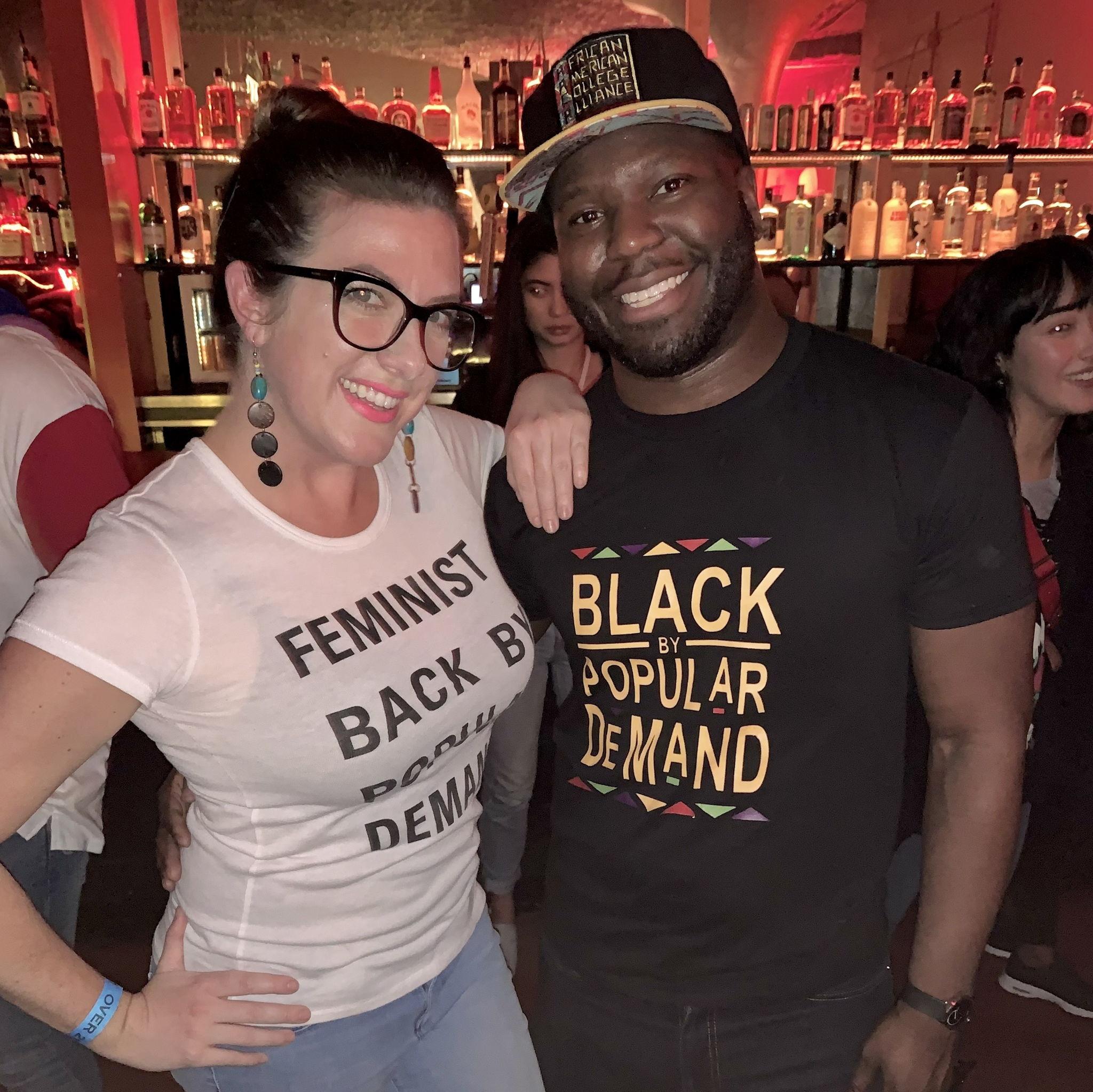 This is the very first photo we ever took together, January 2019 at the Showbox Market in Seattle.