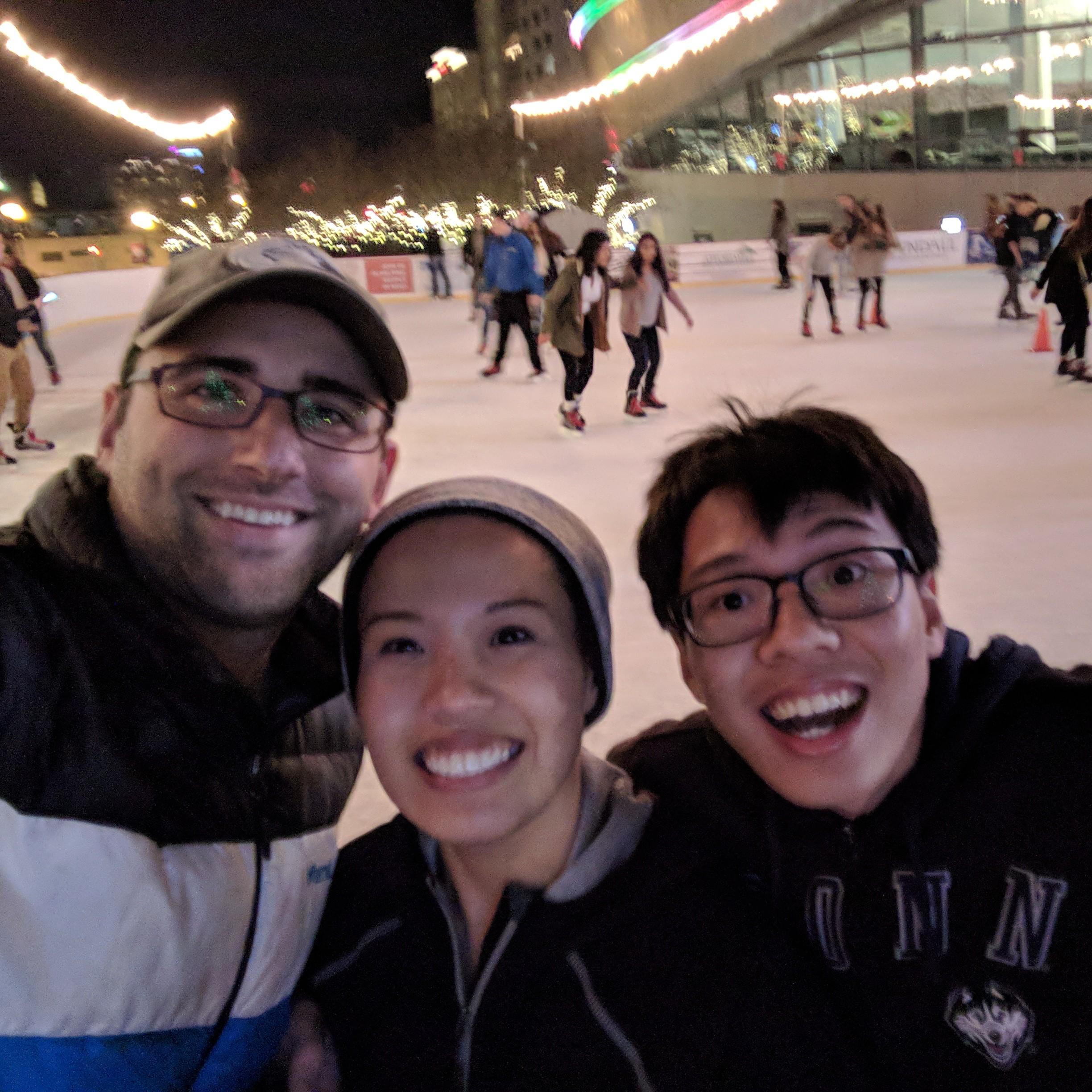 Ice skating in CLT