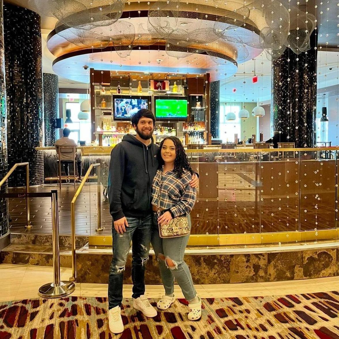 Our first time at a casino together!